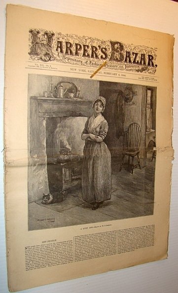 Harper's Bazar (Bazaar) Magazine, February 6, 1886 - A Repository …