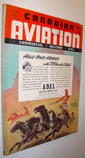 Canadian Aviation Magazine, March 1944 - Commercial, Military, Civil