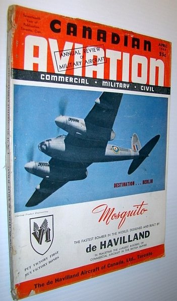 Canadian Aviation Magazine, April 1944 - Commercial, Military, Civil