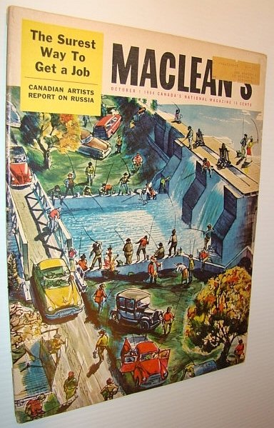 Maclean's Magazine, October 1, 1954: Fred Varley and Eric Aldwinckle …