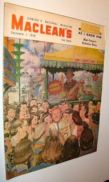 Maclean's Magazine, September 1, 1950 - Great Danny Kaye Cover …
