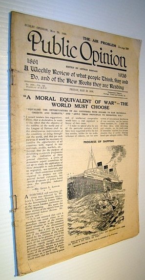 Public Opinion Magazine, Friday May 29, 1936 - A Weekly …