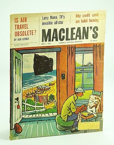 Maclean's Magazine, 7 May 1960 - Larry Man, TV's Invisible …