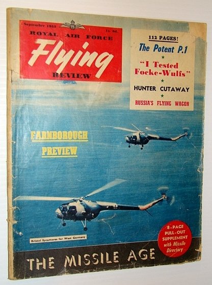 Royal Air Force Flying Review Magazine, September 1957