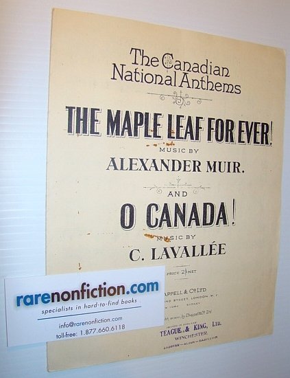 (Sheet Music for) The Canadian National Anthems: The Maple Leaf …