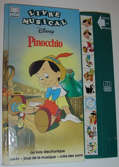 Disney Pinocchio - Livre Musical (Text in French)