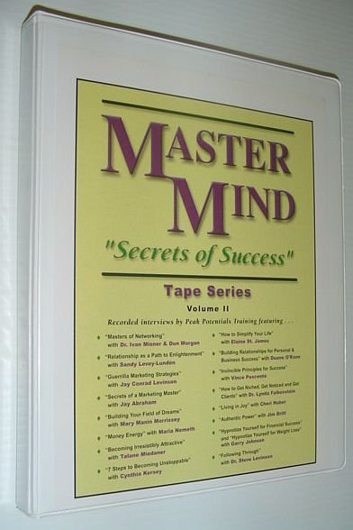 MasterMind "Secrets of Success" Tape Series: Volume II *16 Audio …