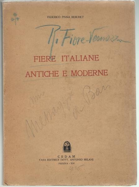 Fiere italiane antiche e moderne.