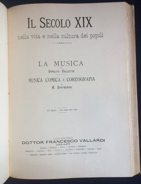 Il Secolo XIX nella vita e nella cultura dei popoli: …