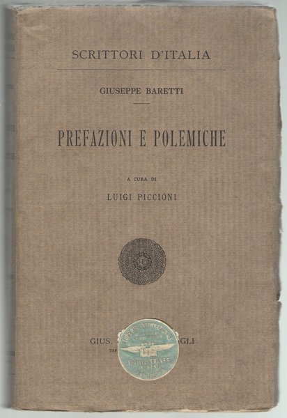 Prefazioni e Polemiche.