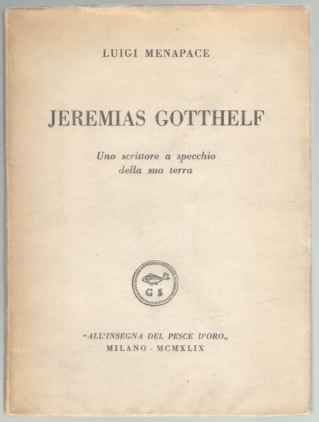 Jeremias Gotthelf - Uno scrittore specchio della sua terra.