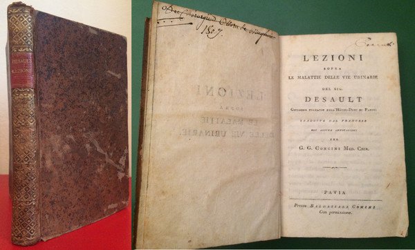LEZIONI SOPRA LE MALATTIE DELLE VIE URINARIE DEL SIG. DESAULT …