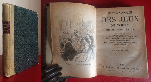 NOUVEL ALMANACH DES JEUX DE CARTES BILLARD, ECHECS, DOMINOS ETC. …