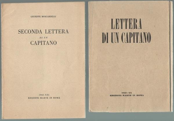 Unò-duè. Lettera aperta di un Capitano al suo subalterno.