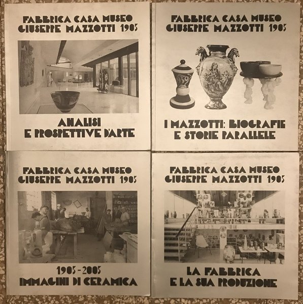 Lotto di 4 pubblicazioni della serie FABBRICA CASA MUSEO GIUSEPPE …