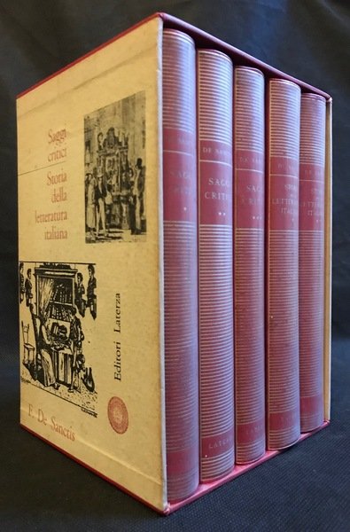 Saggi Critici. Storia della letteratura italiana.