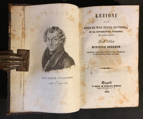 LEZIONI SU LE DOTI DI UNA COLTA FAVELLA; SU LA …