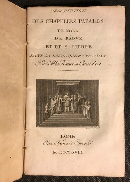 Description des chapelles papales de Noël de Pâque et de …