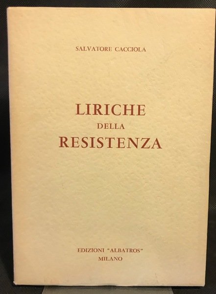 Liriche della Resistenza.