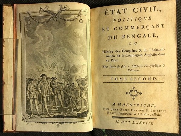 ÉTAT CIVIL, POLITIQUE ET COMMERÇANT DU BENGALE, OU Histoire des …