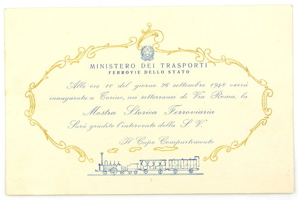 ORIGINI SVILUPPO E PROGRAMMA DELLE FERROVIE ITALIANE DELLO STATO. STAMPATO …