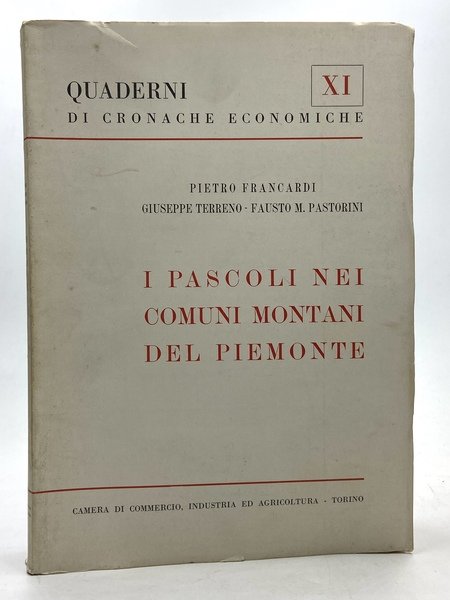 I PASCOLI NEI COMUNI MONTANI DEL PIEMONTE.