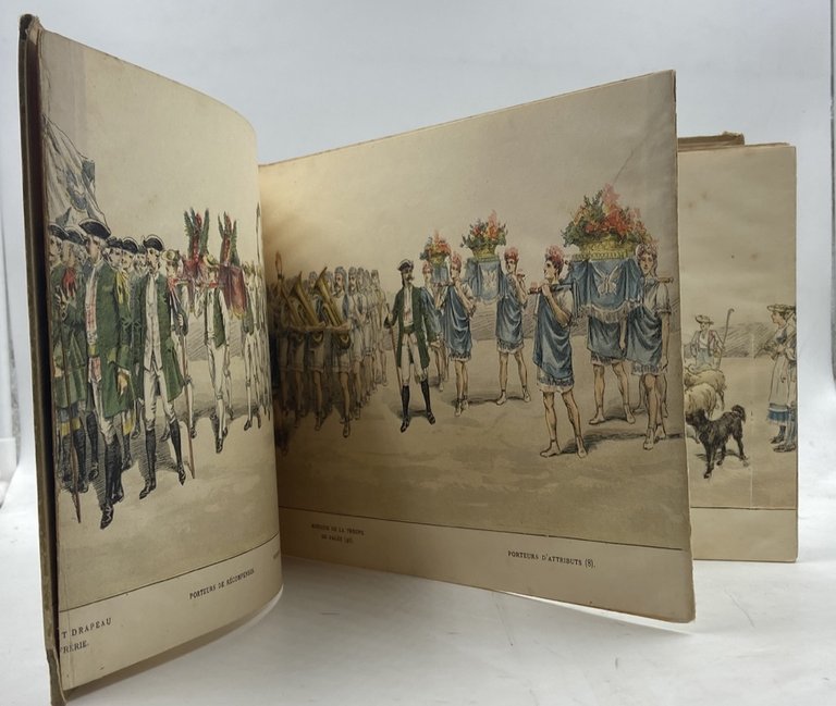 ALBUM OFFICIEL DE LA FÊTE DES VIGNERONS DE VEVEY 1889. …