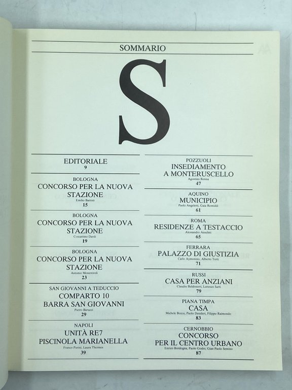 ANNALI DELL'ARCHITETTURA ITALIANA CONTEMPORANEA 1985. | Immagine Gallery 2