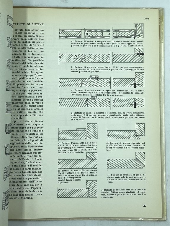 ARREDAMENTO. TECNICA COSTRUTTIVA DEL MOBILE. NOTE GENERALI SUI LEGNAMI - … | Immagine Gallery 4