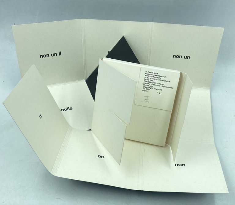 ARRIGO LORATOTINO - SANDRO DEALEXANDRIS - SITUAZIONI PSICOVERBALI. L'IN FINITO. … | Immagine Gallery 4