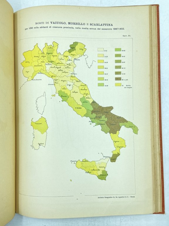ATLANTE DI DEMOGRAFIA E GEOGRAFIA MEDICA D’ITALIA IN 78 TAVOLE …