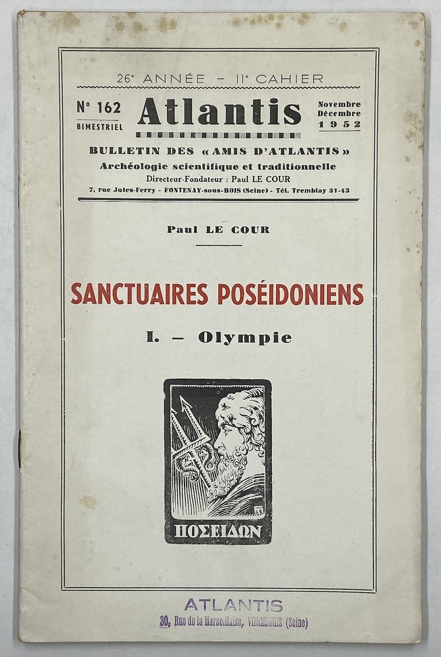 ATLANTIS. Revue illustrée d’archéologie scientifique et traditionnelle. N° 162 Novembre …