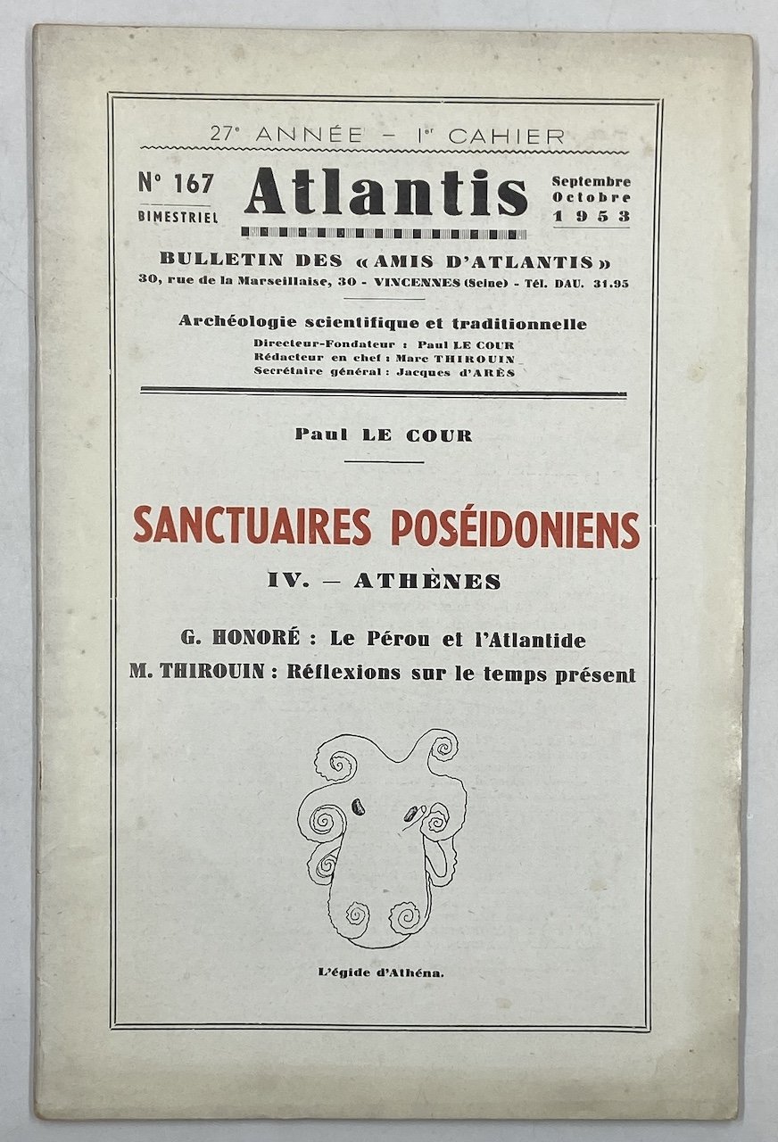 ATLANTIS. Revue illustrée d’archéologie scientifique et traditionnelle. N° 167 Septembre …