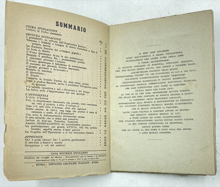 AUTODIFESA DI GUGLIELMO GIANNINI DIRETTORE DELL’UOMO QUALUNQUE.