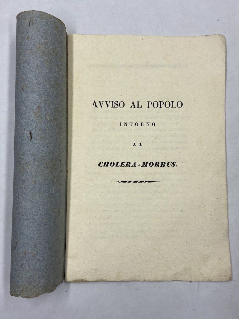 AVVISO AL POPOLO INTORNO AL CHOLERA-MORBUS.