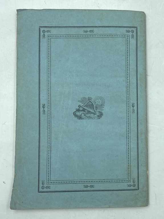 CANZONI E ROMANZE, COLL'AGGIUNTA D'UNA NOVELLA CORSA.