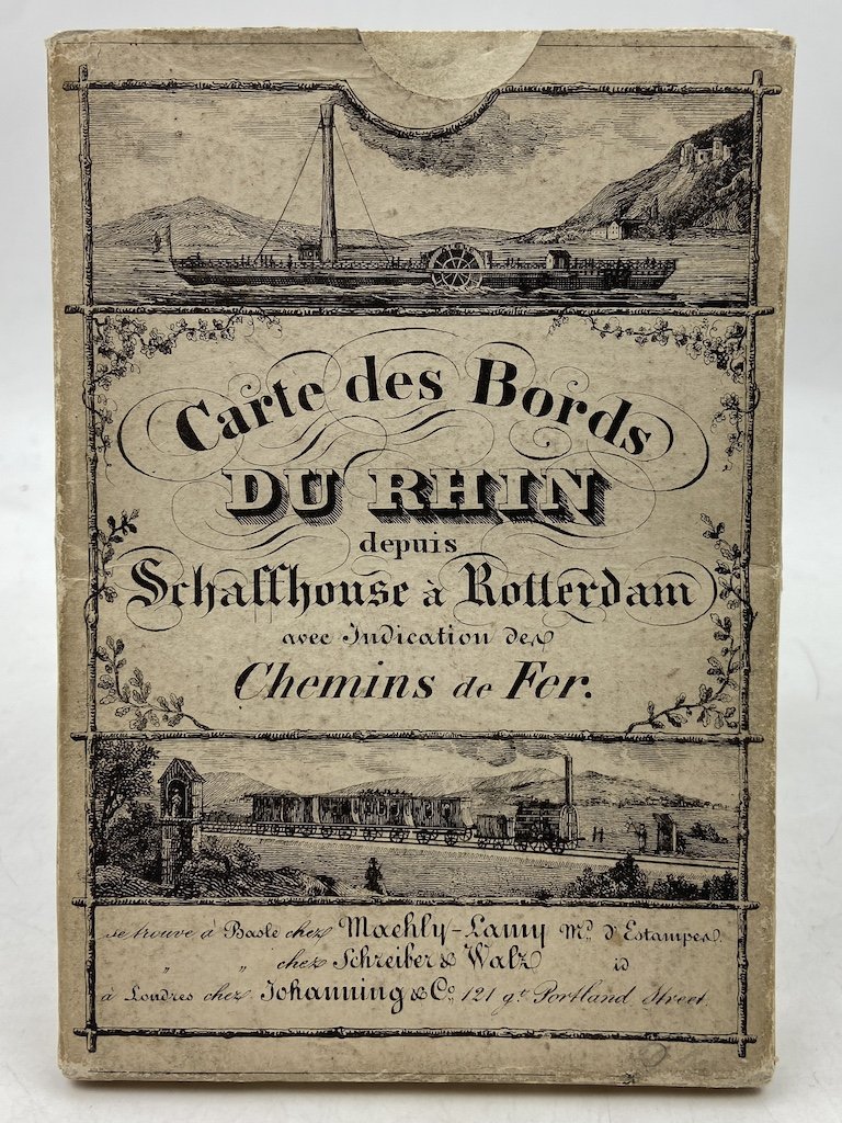 CARTE DES BORDS DU RHIN depuis Schaffhouse à Rotterdam avec …