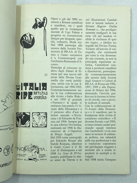 CENTO ANNI DI ILLUSTRATORI. IL BUTTERO CAVALCA IPPOGRIFO. DUILIO CAMBELLOTTI. | Immagine Gallery 4
