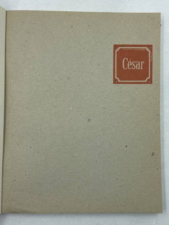 César. Rétrospective des sculptures. Overzichtstentoonstelling van sculpturen.