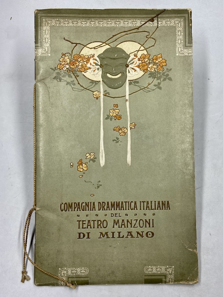 COMPAGNIA DRAMMATICA ITALIANA DEL TEATRO MANZONI DI MILANO.