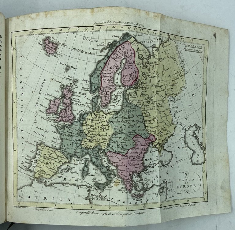 COMPENDIO DI GEOGRAFIA UNIVERSALE RAGIONATA, STORICA, E COMMERCIALE FATTO SOPRA … | Immagine Gallery 10