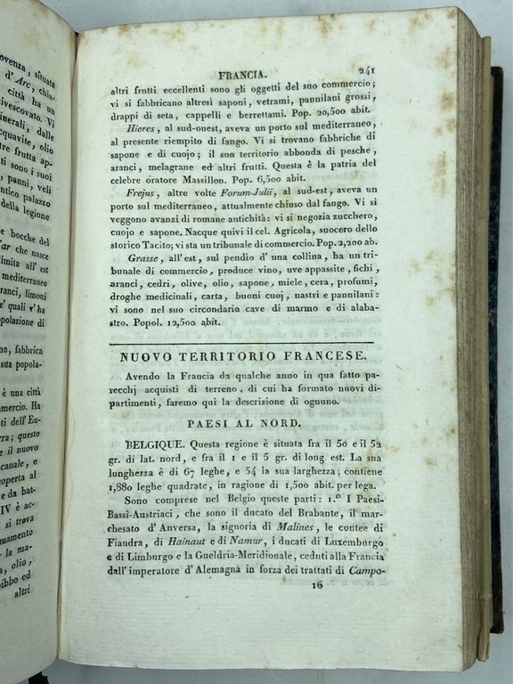 COMPENDIO DI GEOGRAFIA UNIVERSALE RAGIONATA, STORICA, E COMMERCIALE FATTO SOPRA … | Immagine Gallery 9