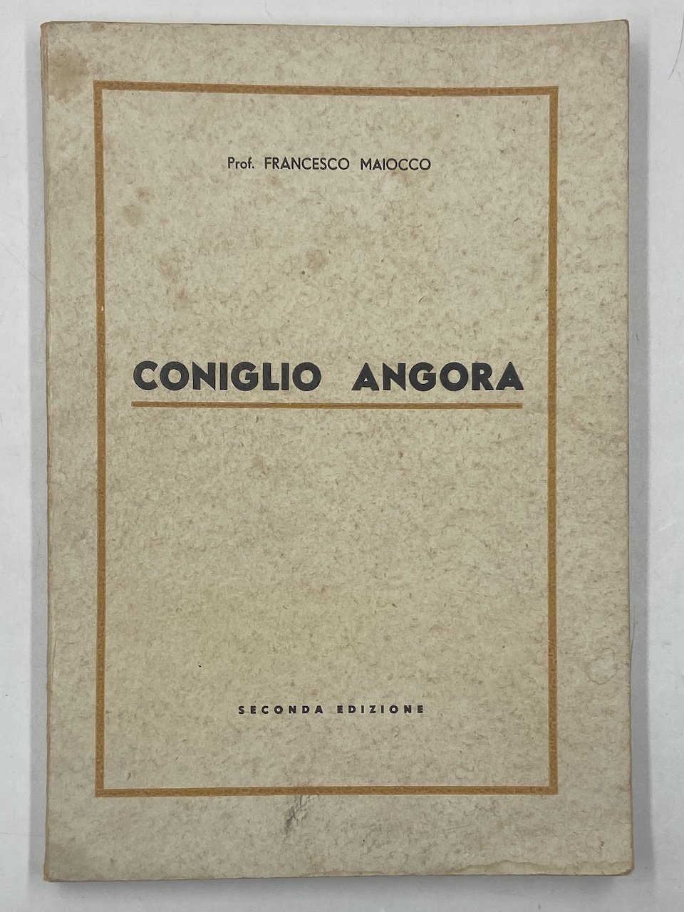 CONIGLIO ANGORA. Seconda edizione.