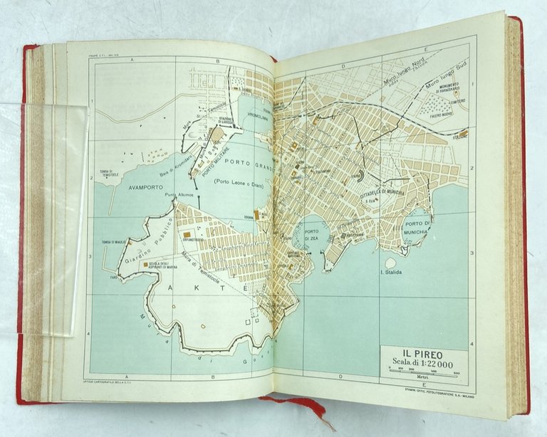 Consociazione Turistica Italiana. GRECIA, con 4 carte geografiche, 5 piante …