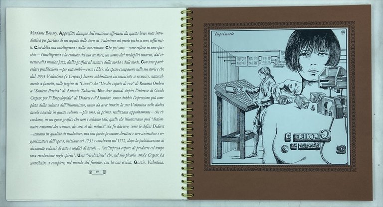 CREPAX. Encyclopédie de Valentina. Avant-propos de Franco Fossati. Epigono terzo. …