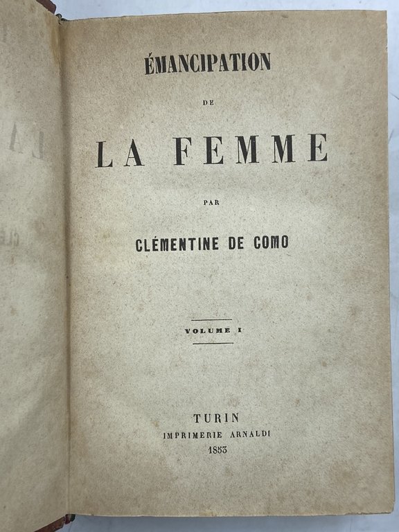 DEGLI STUDII DELLE DONNE. Libri quattro di Caterina Franceschi Ferrucci …