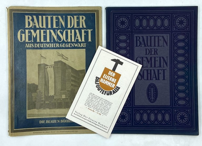 DEUTSCHE BAUKUNST DER GEGENWART: BAUTEN DER GEMEINSCHAFT. 1929, 13-20 TAUSEND. …