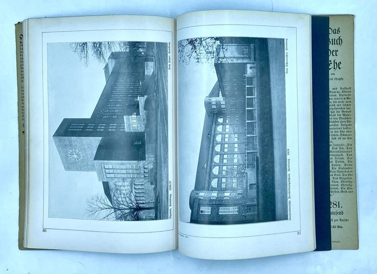 DEUTSCHE BAUKUNST DER GEGENWART: BAUTEN DER GEMEINSCHAFT. 1929, 13-20 TAUSEND. …