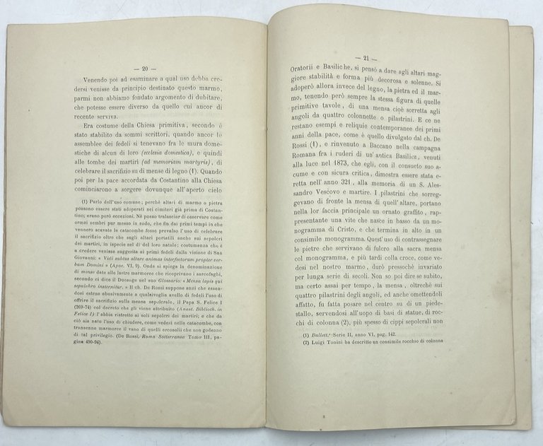 DI UN ANTICO MARMO COL MONOGRAMMA DI CRISTO TROVATO IN … | Immagine Gallery 3