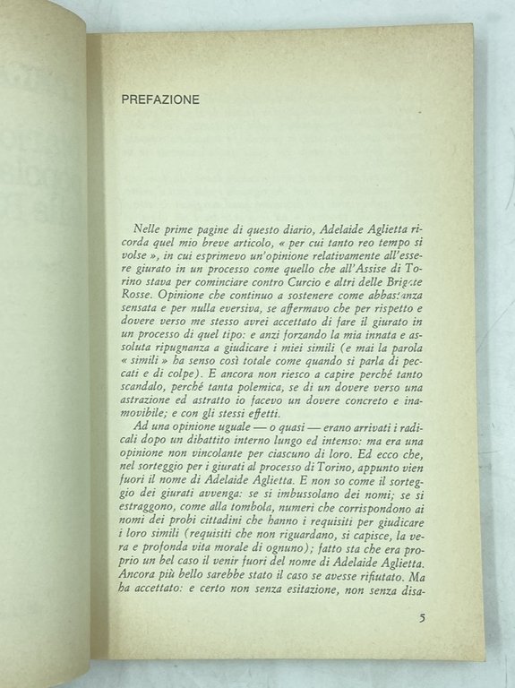 DIARIO DI UNA GIURATA POPOLARE AL PROCESSO DELLE BRIGATE ROSSE | Immagine Gallery 5